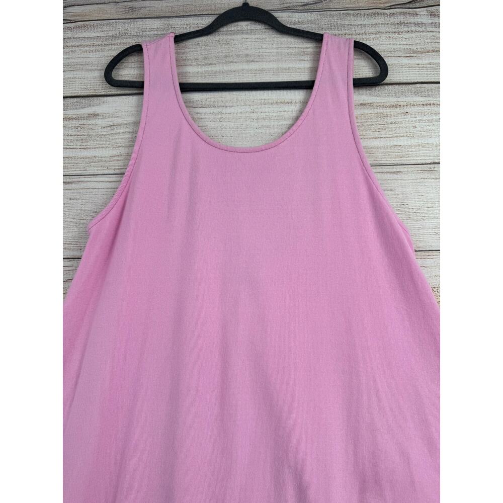 Free People FP Beach Open Back Cover Up Dress Womens Large Pink Tank - Picture 4 of 10